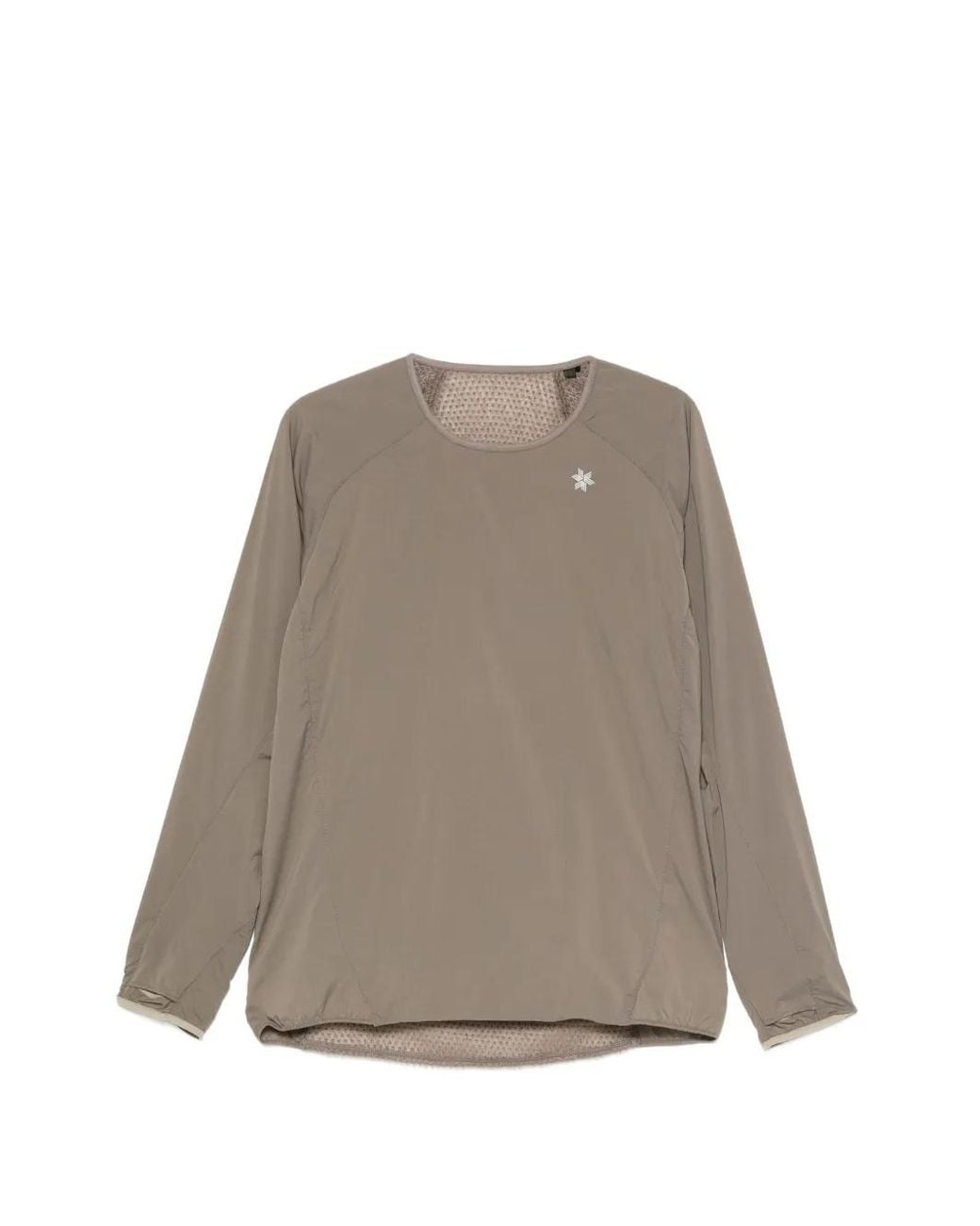 Goldwin Natural Logo-Print Raglan-Sleeve Sweater for men