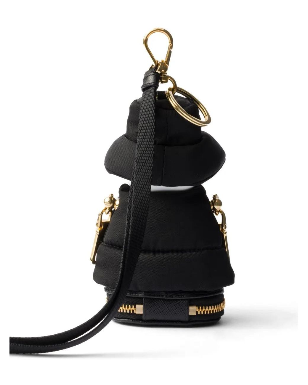 Prada Soft Robot Bag Charm in Black | Lyst Prada Soft Robot Bag Charm in Black | Lyst