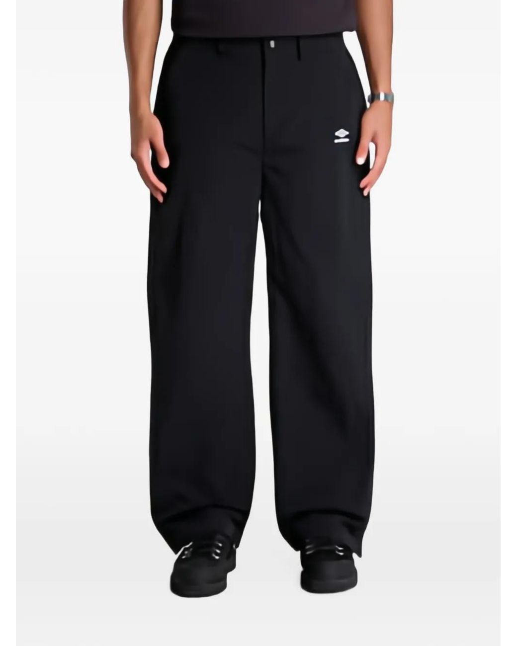 Umbro Black Button-Fastening Track Pants for men