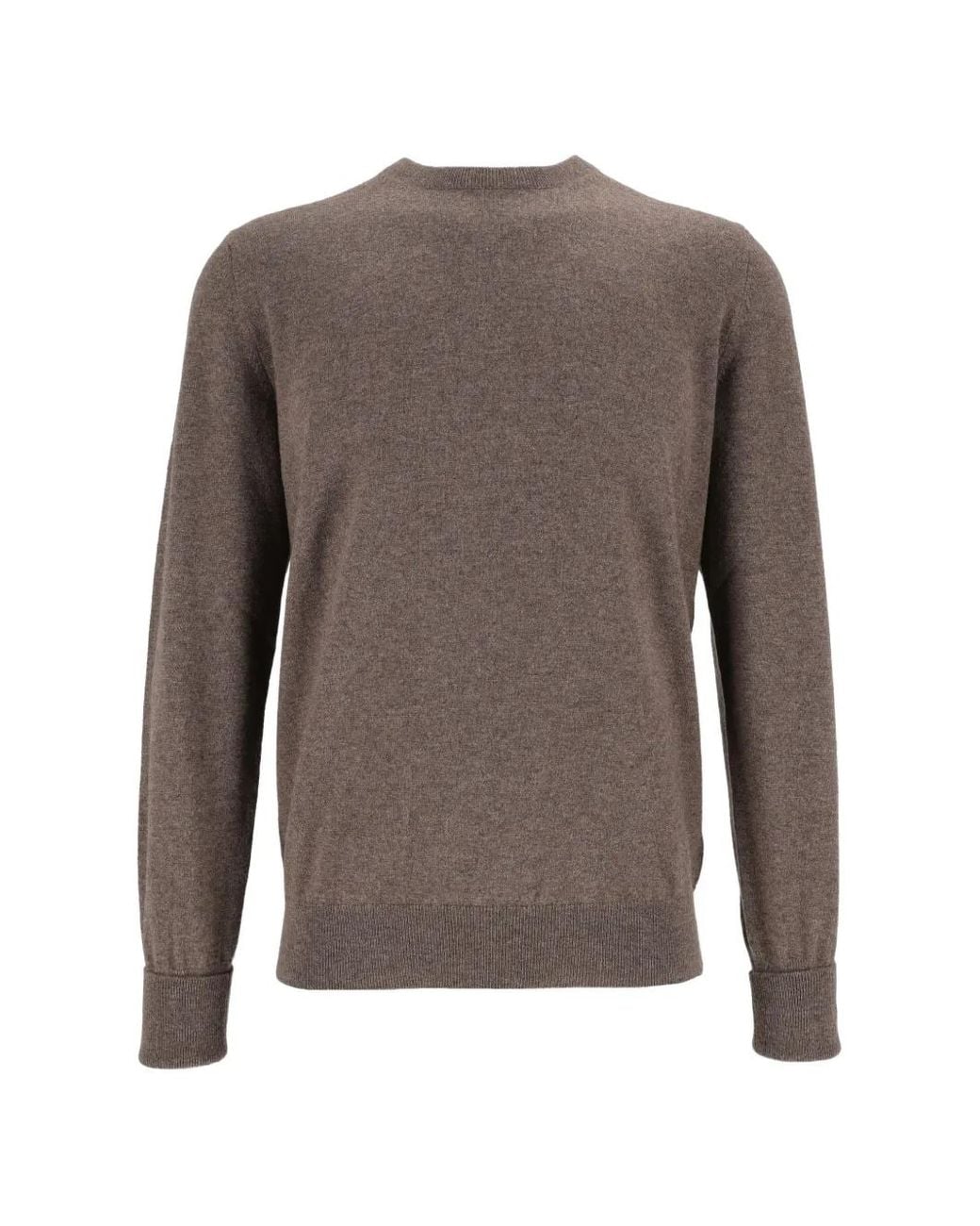 Ballantyne Gray Crew-Neck Cashmere Sweater for men