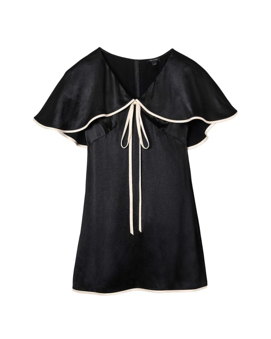 Marc Jacobs Black Cape Mini Dress