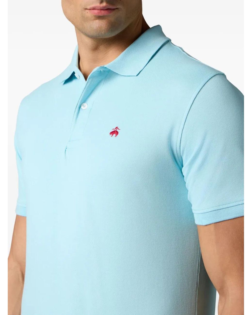 Brooks Brothers Poloshirt Aus Baumwoll-Piqué in Blue für Herren
