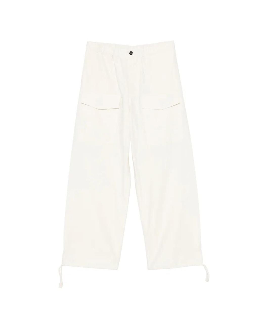 J.W. Anderson White Parachute Track Pants for men