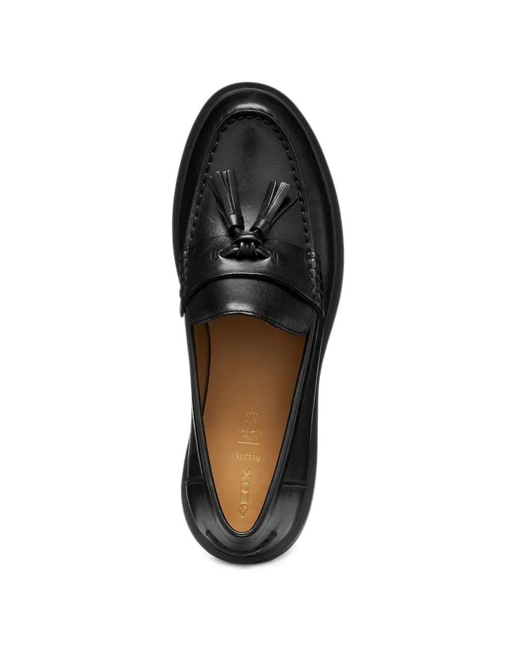 Geox Black Spherica Ec1 B Tassel-Detail Loafers