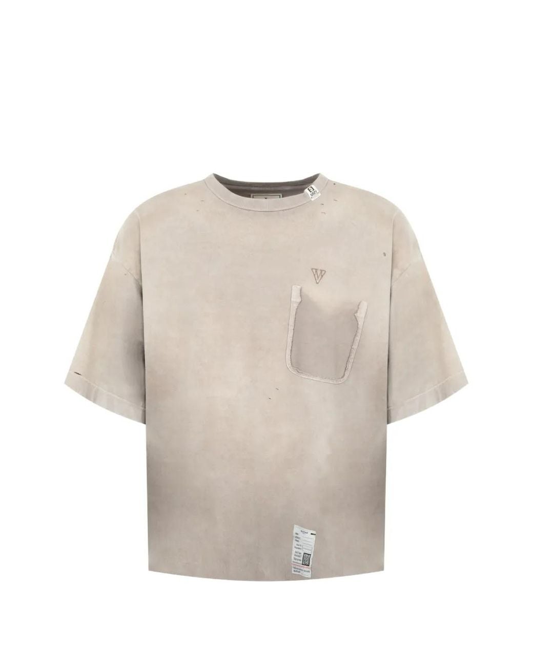 Maison Mihara Yasuhiro Natural Sun-Faded Like T-Shirt for men