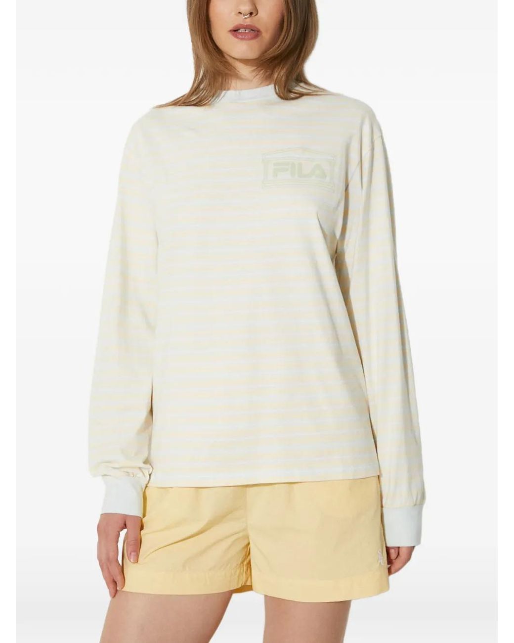 Fila Natural Striped Long-Sleeves T-Shirt