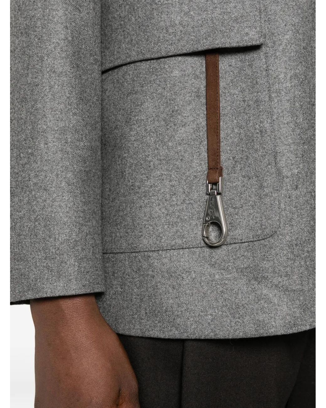 Loro Piana Gray Roadster Mini Jacket