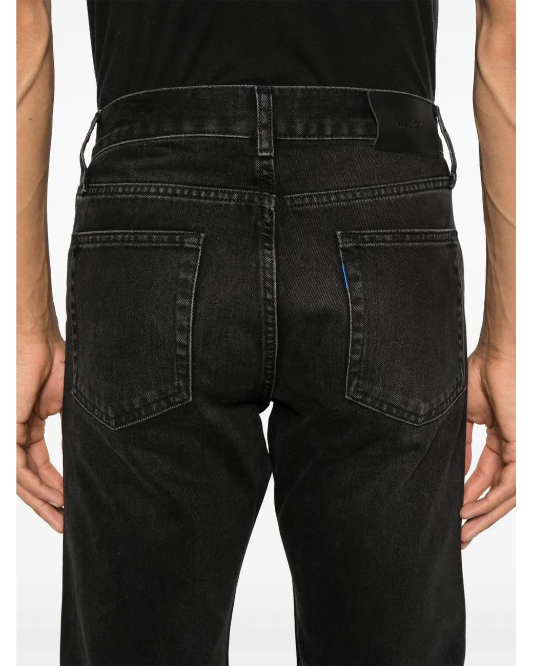 NN07 Black Sonny 1866 Straight-Leg Jeans for men