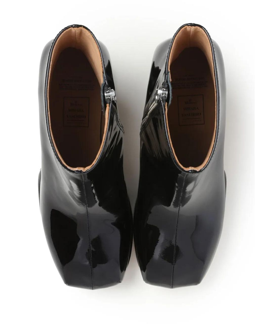 Maison Mihara Yasuhiro Duck Heel Boots in Black | Lyst
