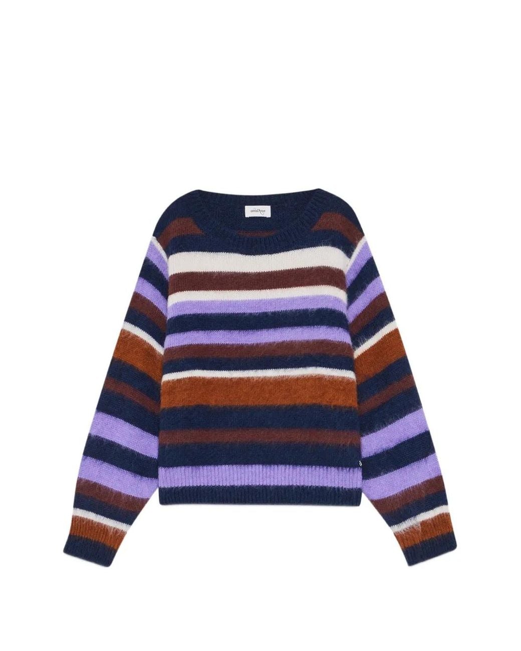 Pull À Rayures Ottod'Ame en coloris Blue