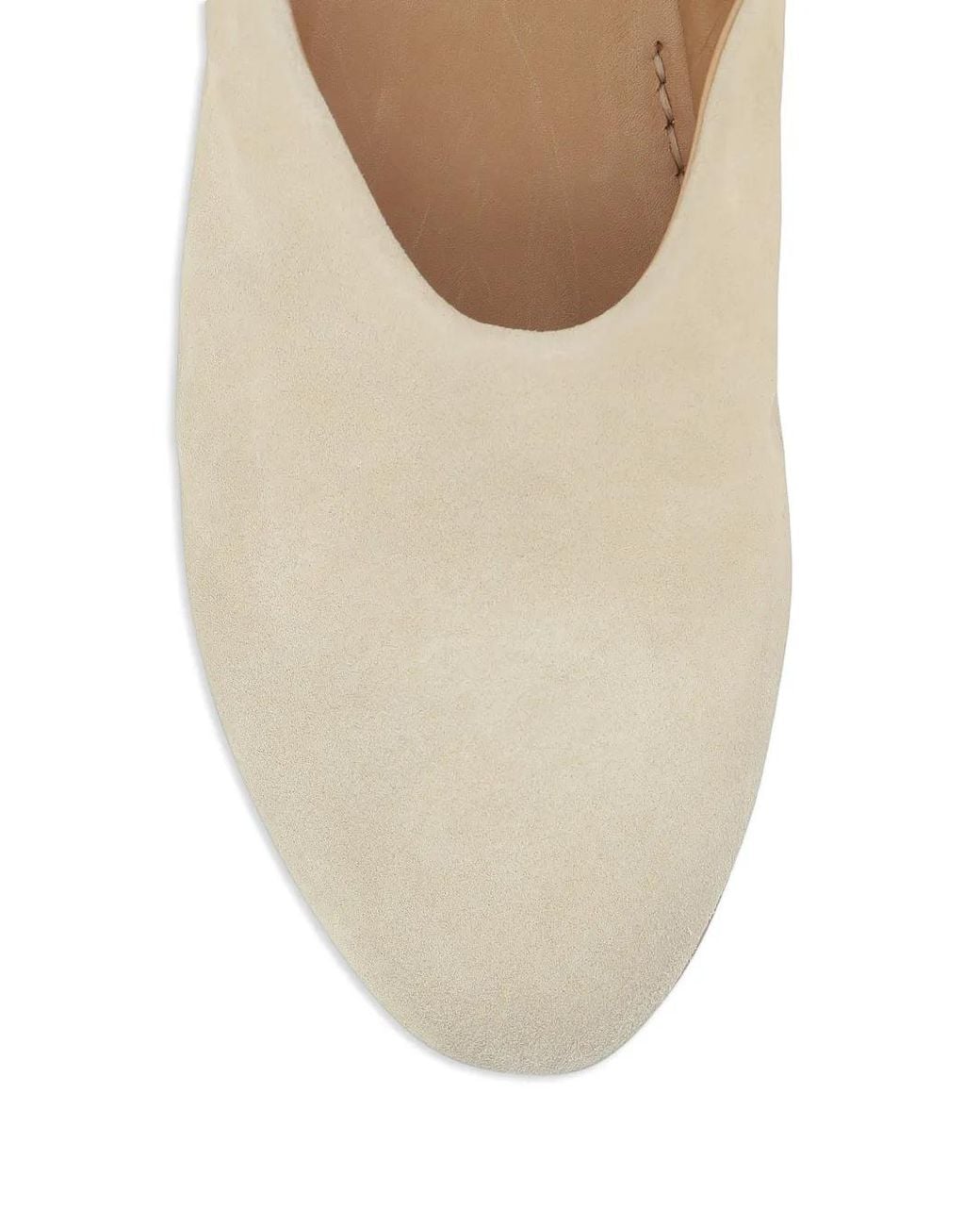Marsèll White Sand Flat Ballet Shoes