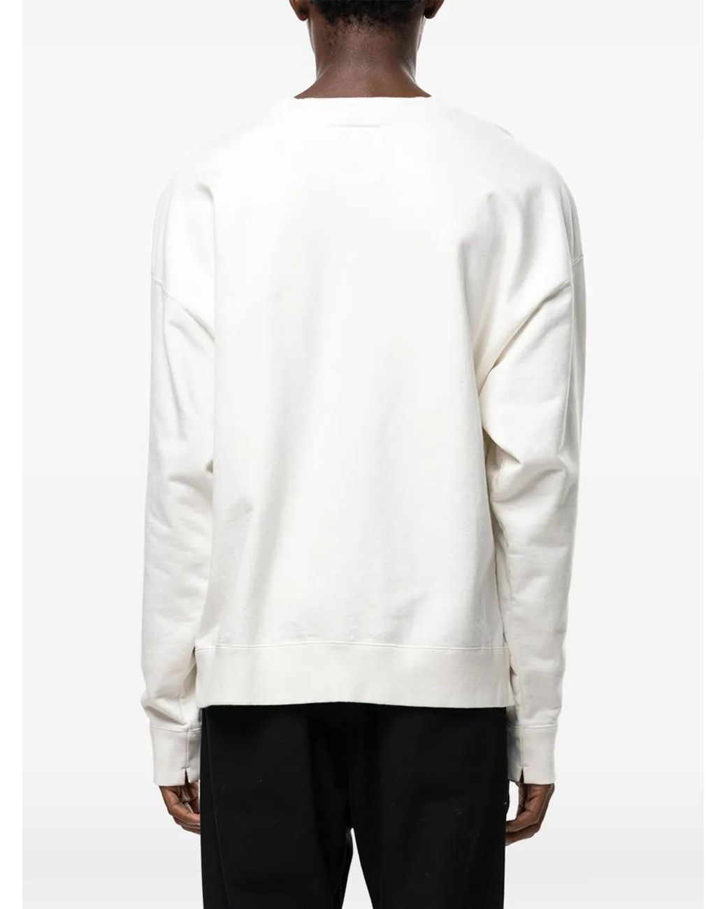 Maison Mihara Yasuhiro White Cat Printed Sweatshirt for men