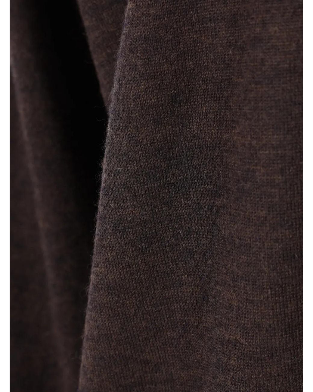 arch4 Black V-Neck Ribbed Sweater
