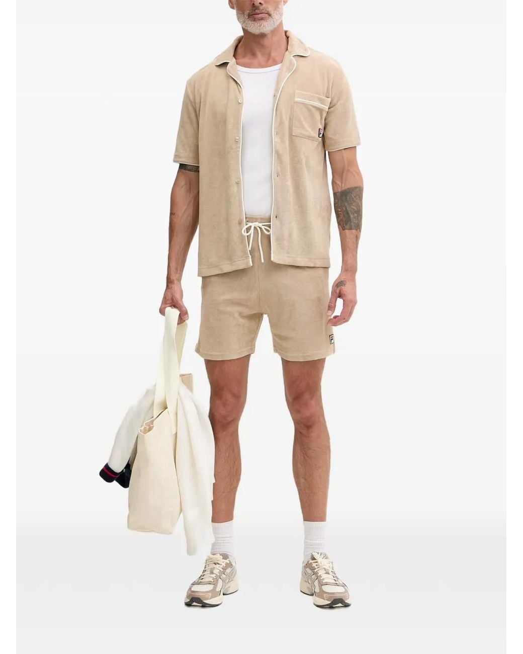 Fila Natural Empoli Drawstring Track Shorts for men