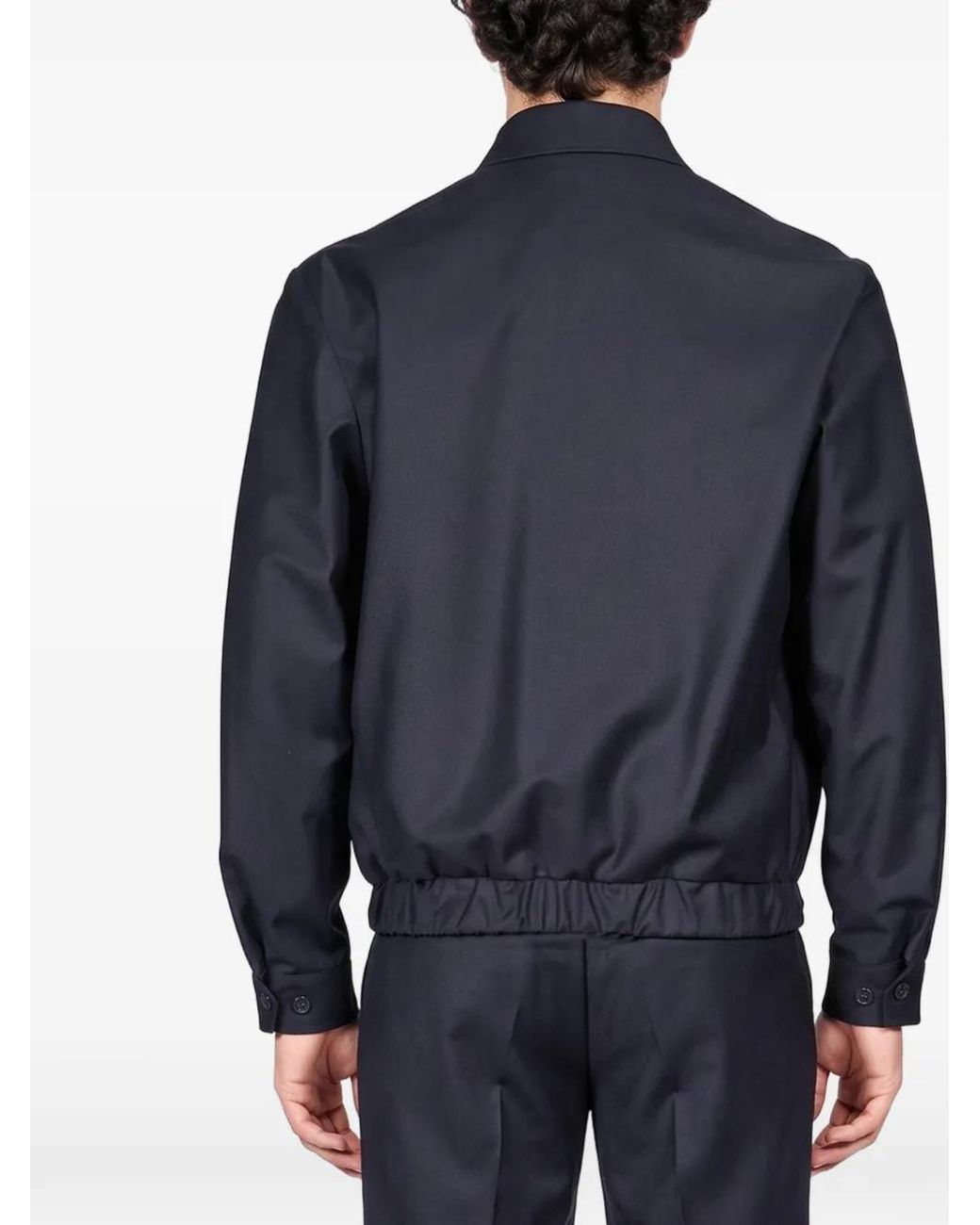 Grayed Hemdjacke Mit Elastischem Saum in Blue für Herren