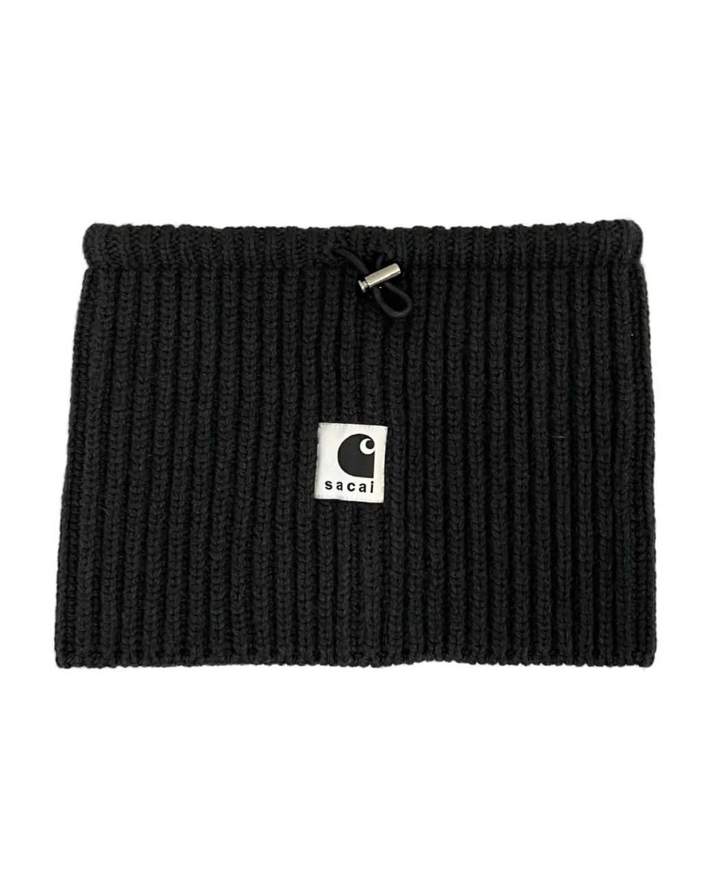 Sacai Carhartt WIP ネックウォーマー(黒) メンズ Sacai X Carhartt Wip ネックウォーマー ブラック | Lyst
