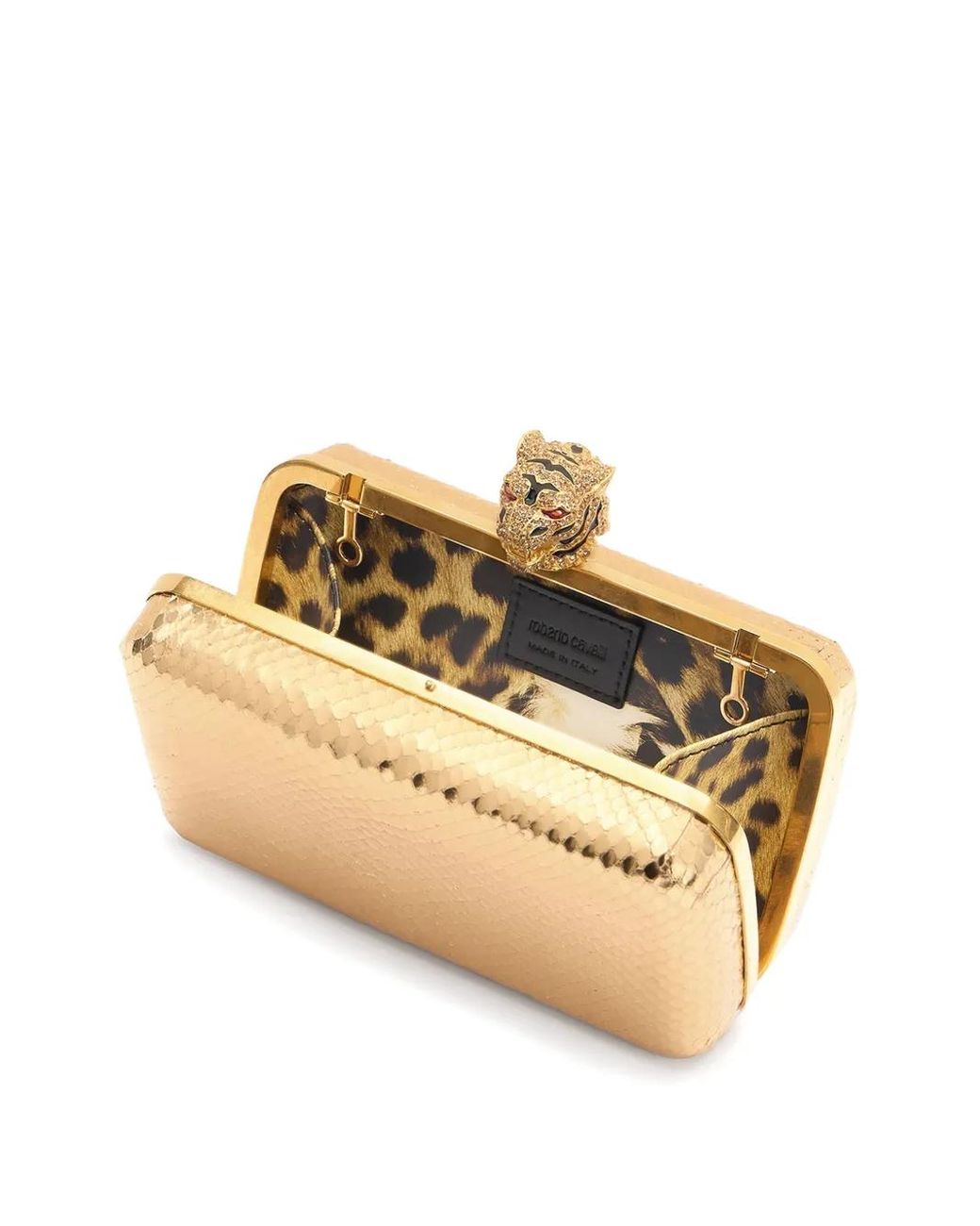 Roberto Cavalli Natural Roar Clutch Bag