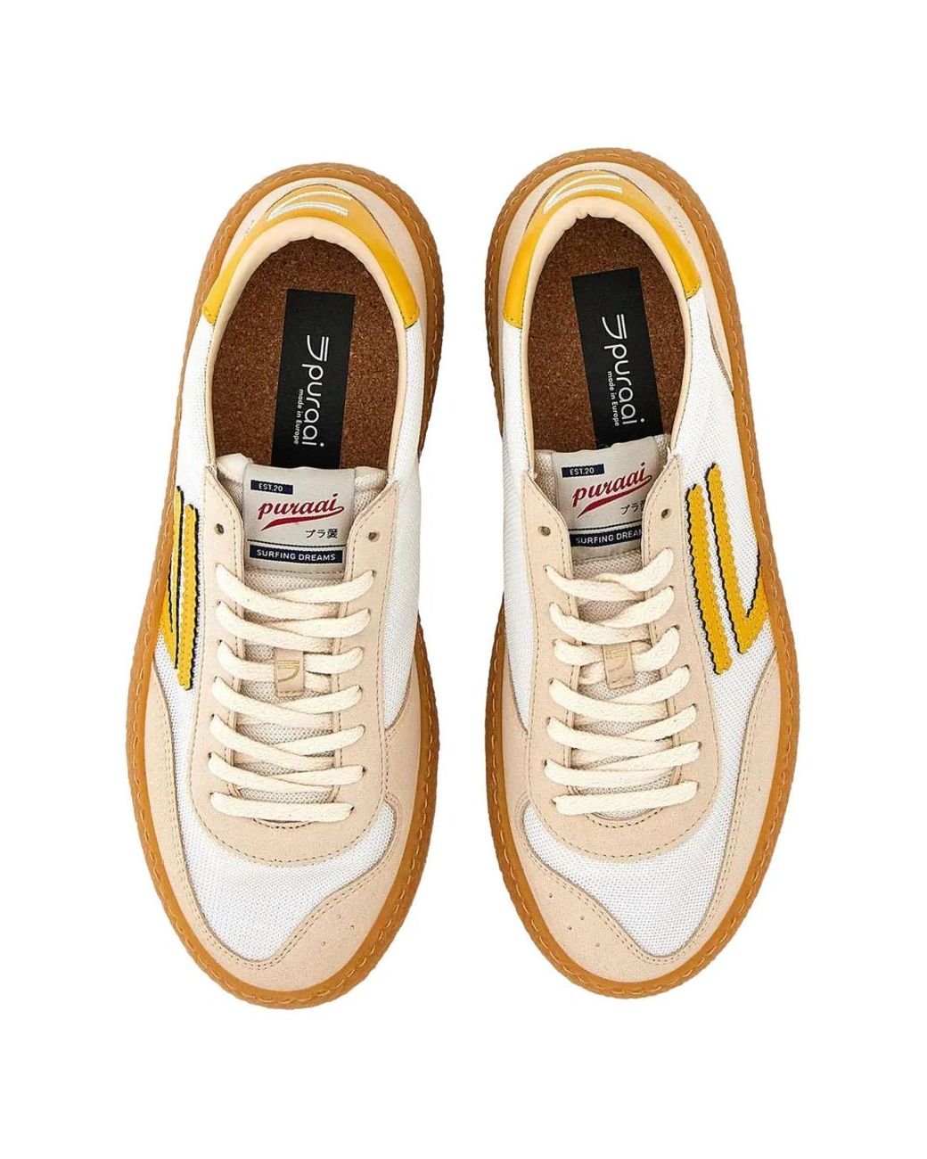 PURAAI Metallic Polly Low-Top Sneakers