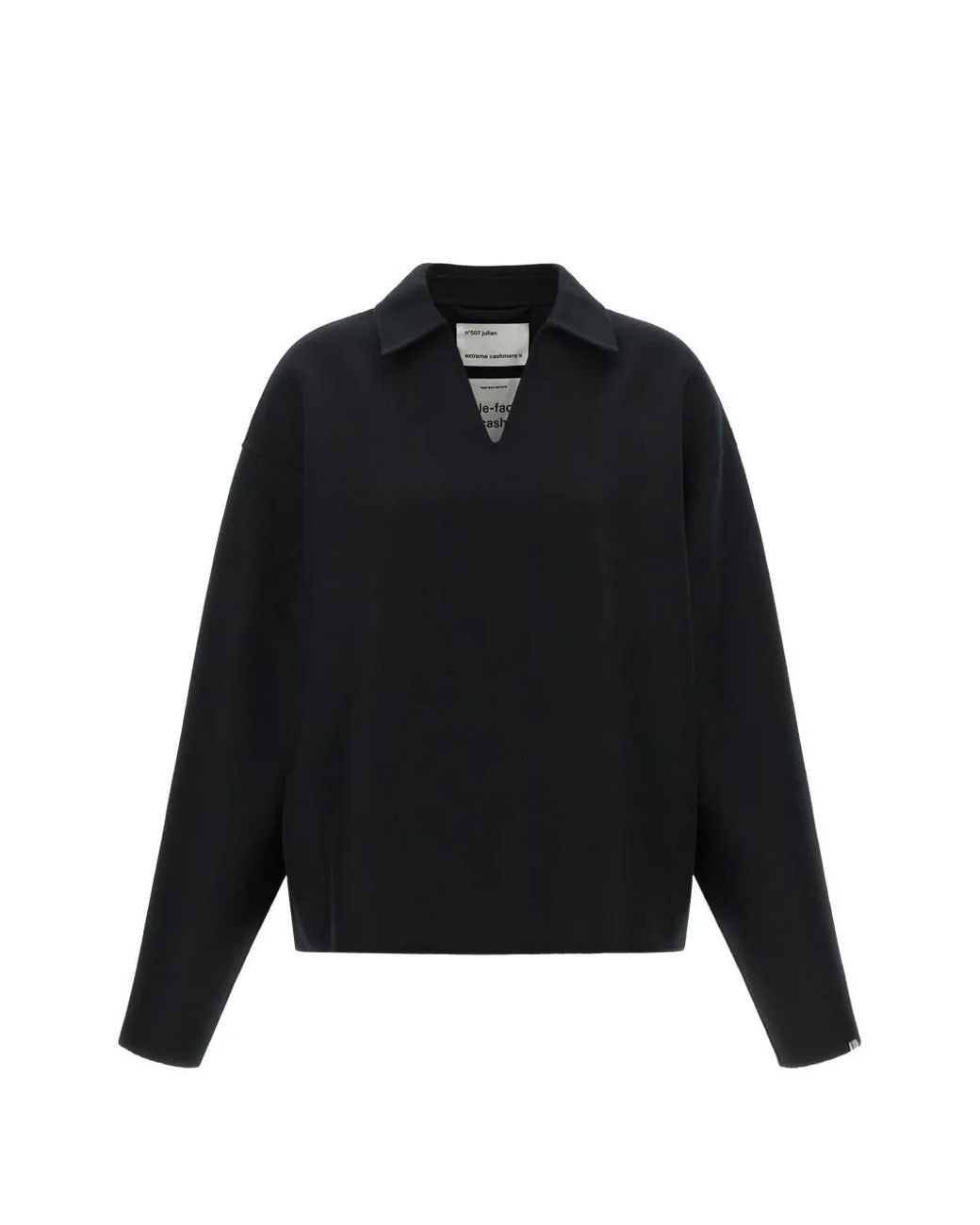 Extreme Cashmere Black N°507 Julian Sweater