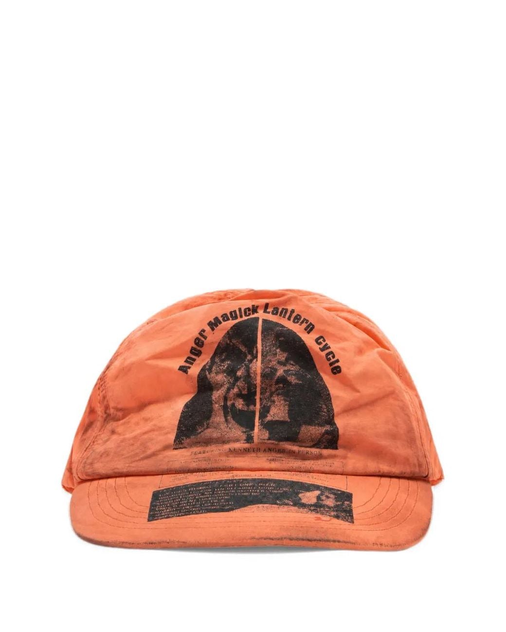PALY Orange Mgk Lantern Printed Five-Panel Cap