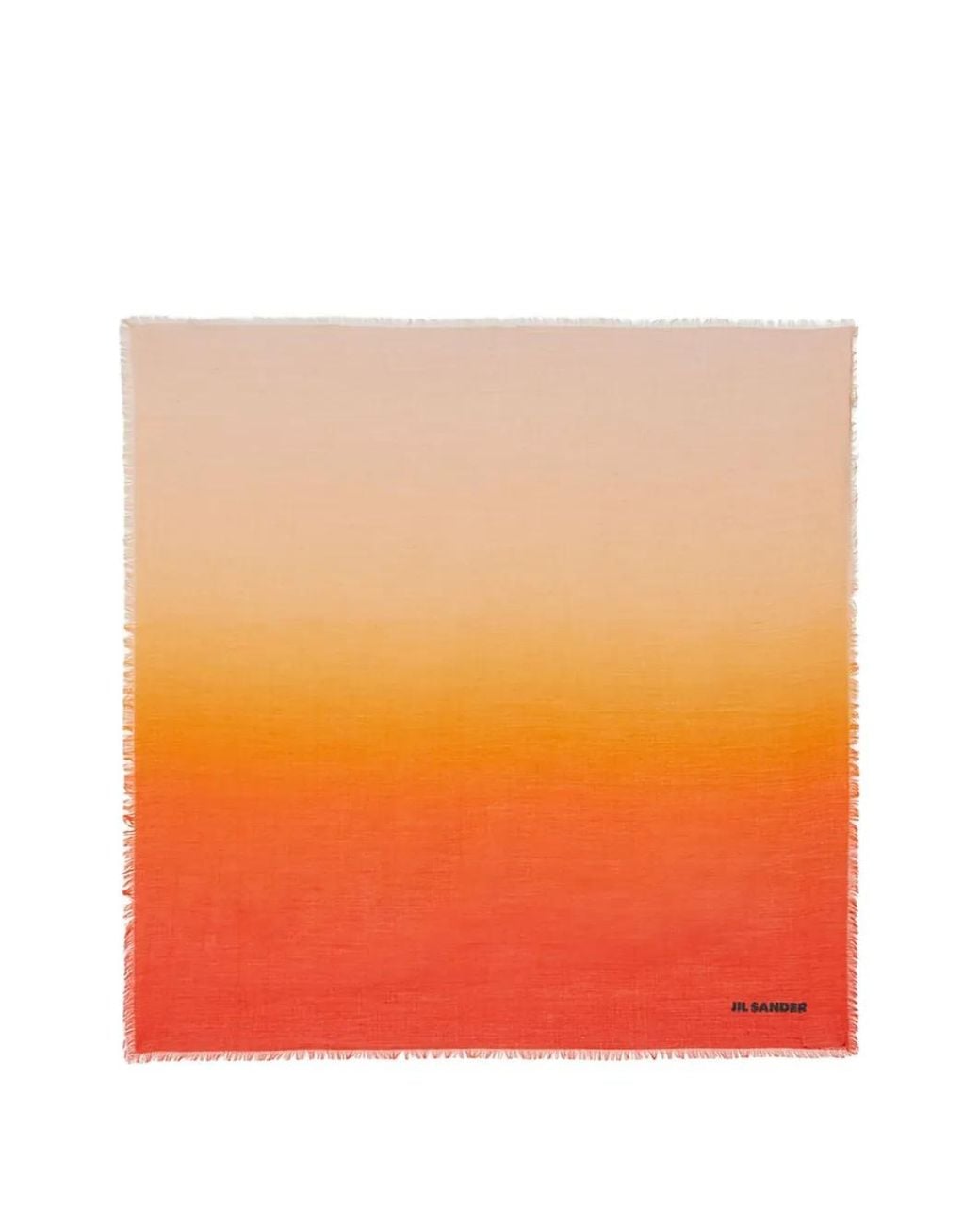 Jil Sander Schal Aus Kaschmirgemisch in Orange für Herren