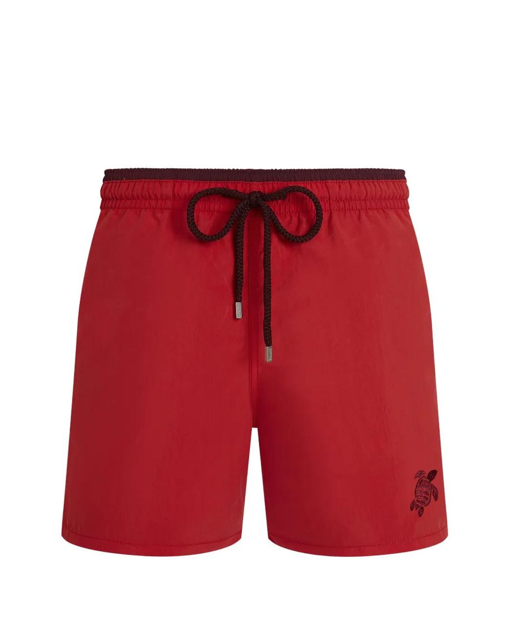 Vilebrequin Red Logo-Detail Swim Shorts for men