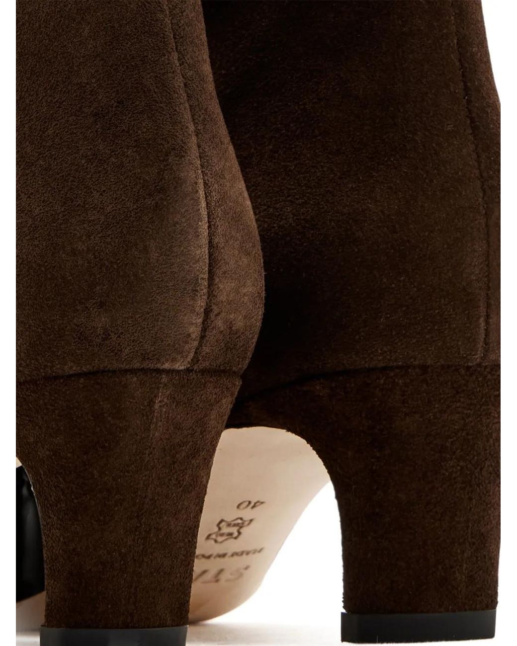Staud Brown Bottines 55 Mm À Bout Pointu Wally