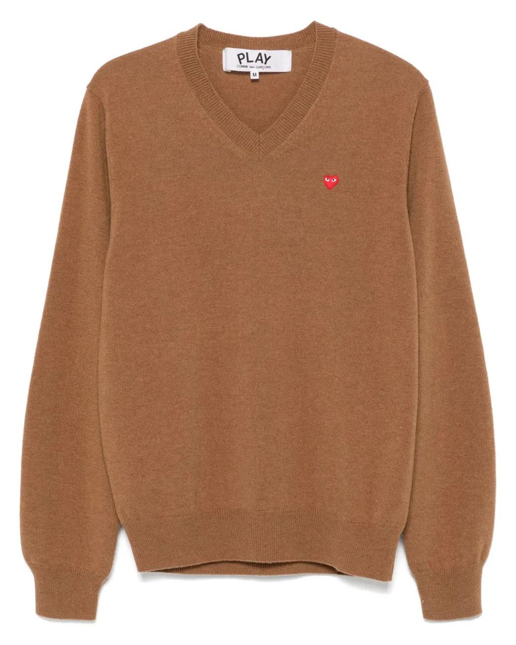 Pull À Patch Cœur COMME DES GARÇONS PLAY en coloris Brown
