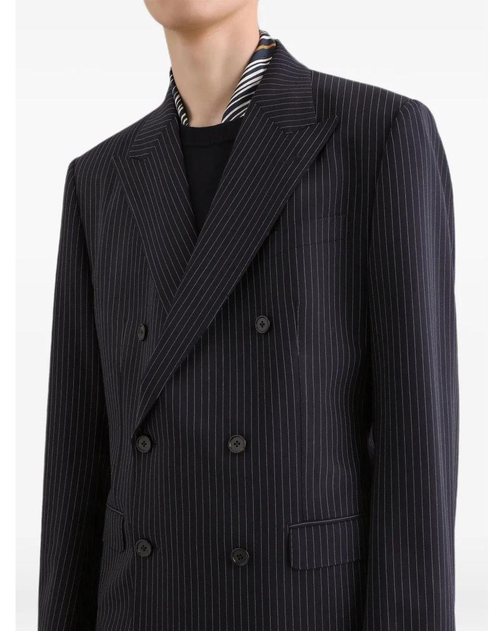Dolce & Gabbana Blue Cashmere Sweater for men