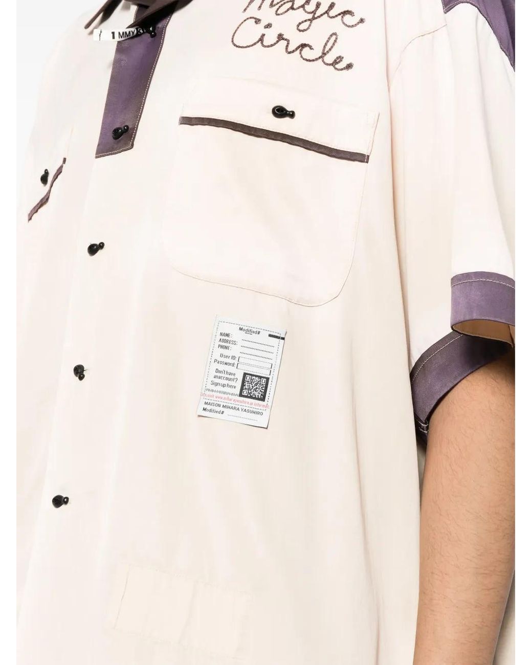 Maison Mihara Yasuhiro Natural Bowling S/S Shirts for men