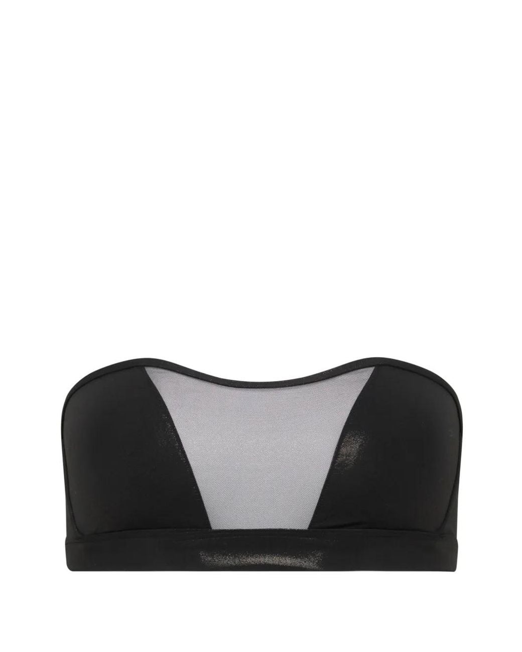 Maison Close Black Minuit Bandeau Bikini Top