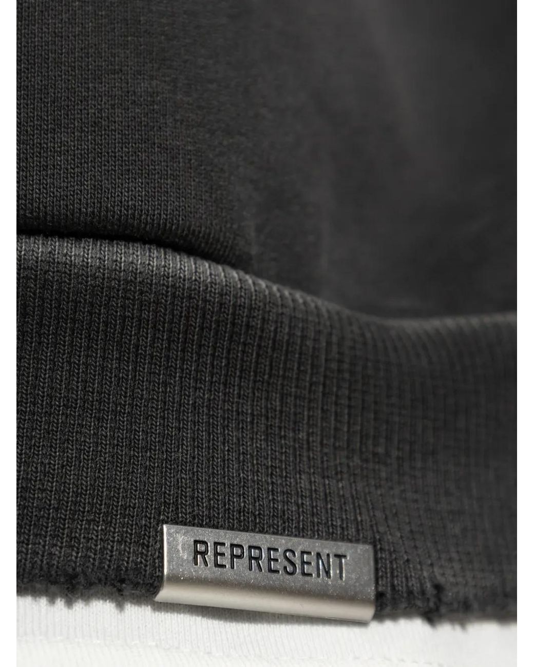 Represent Black Graphic Hoodie for men