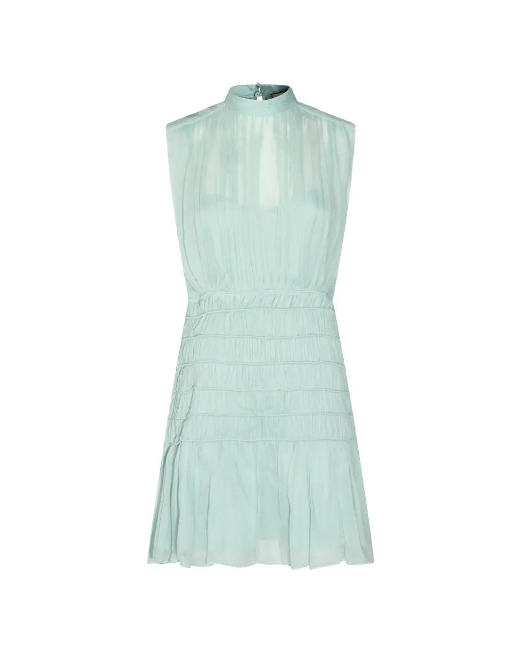 Twinset Green Sleeveless Mini Dress