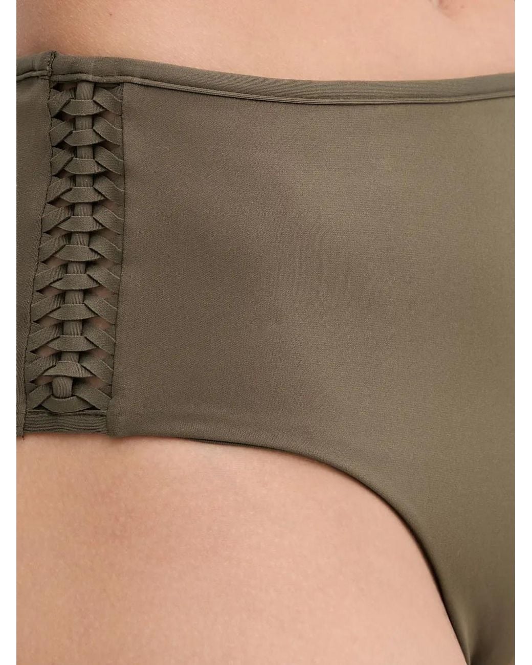Chantelle Green Serenita High-Waisted Bikini Bottoms