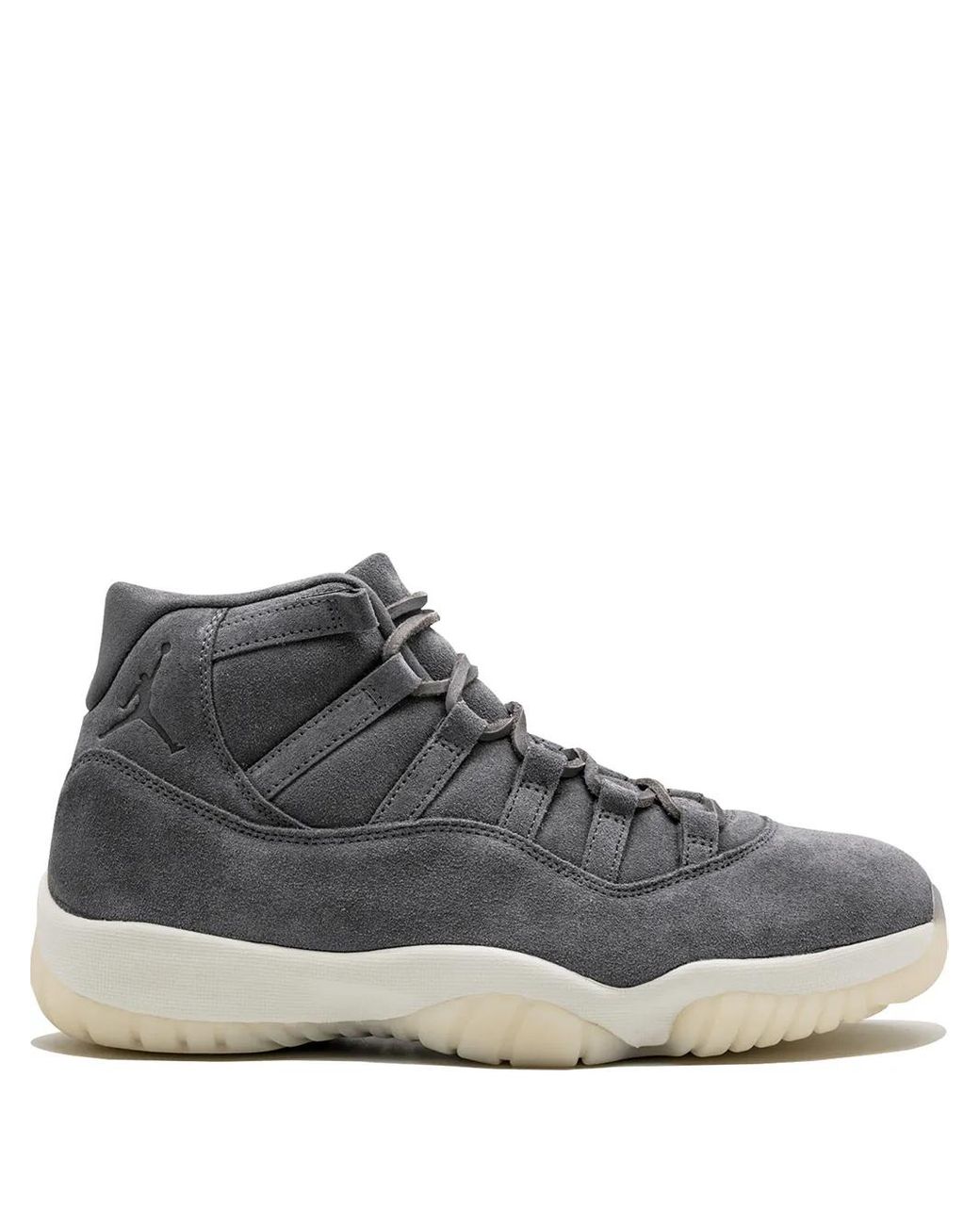 Nike Gray Air 11 Retro Premium "Pinnacle" Sneakers for men