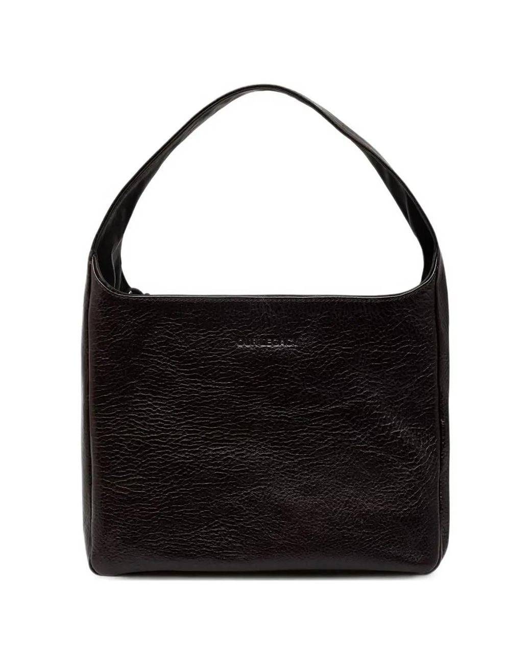 Our Legacy Black Brick Grainy Leather Tote Bag