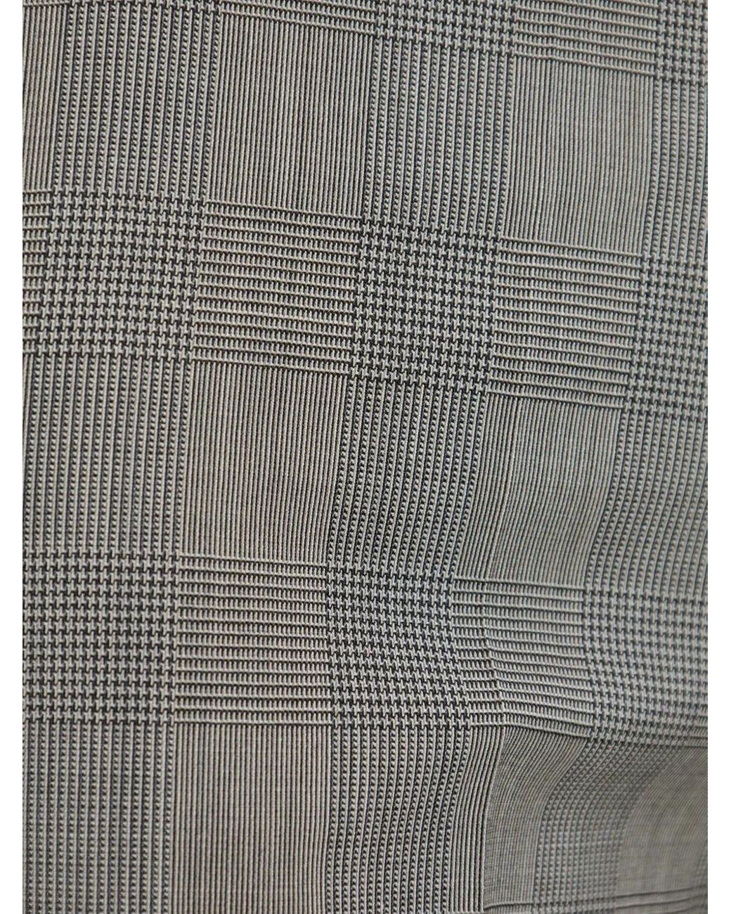 Sportmax Gray Batun Prince Of Wales Check Trousers