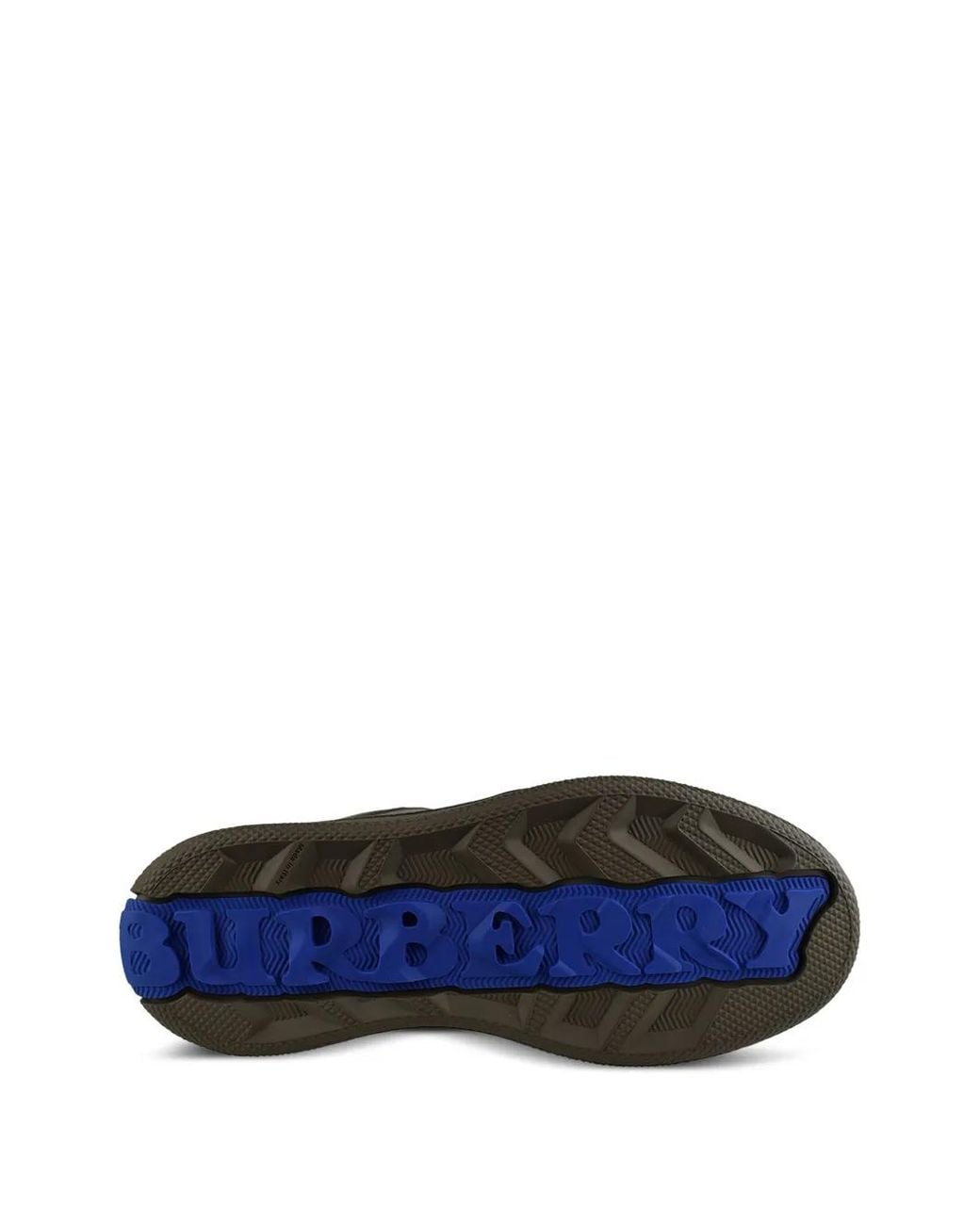 Baskets En Cuir À Patch Logo Burberry pour homme en coloris Black