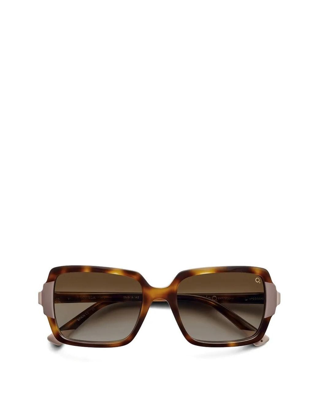 Etnia Barcelona Brown Lunettes De Soleil Carrées Almeda