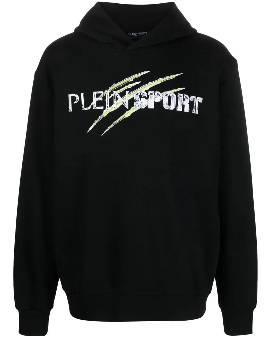 Philipp Plein Black Chrome Scratch Edition Hoodie for men