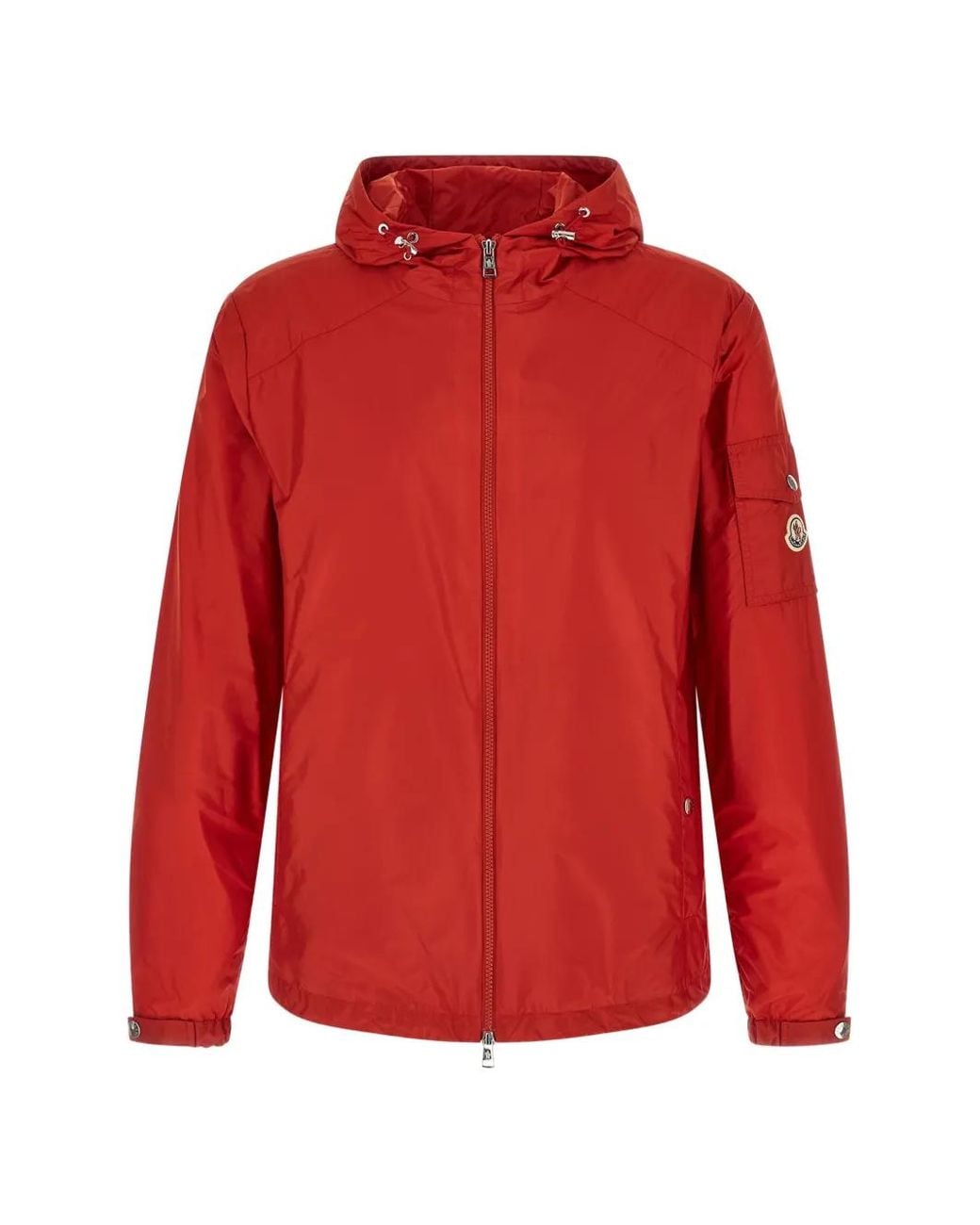 Moncler Red Etiache Hooded Jacket for men