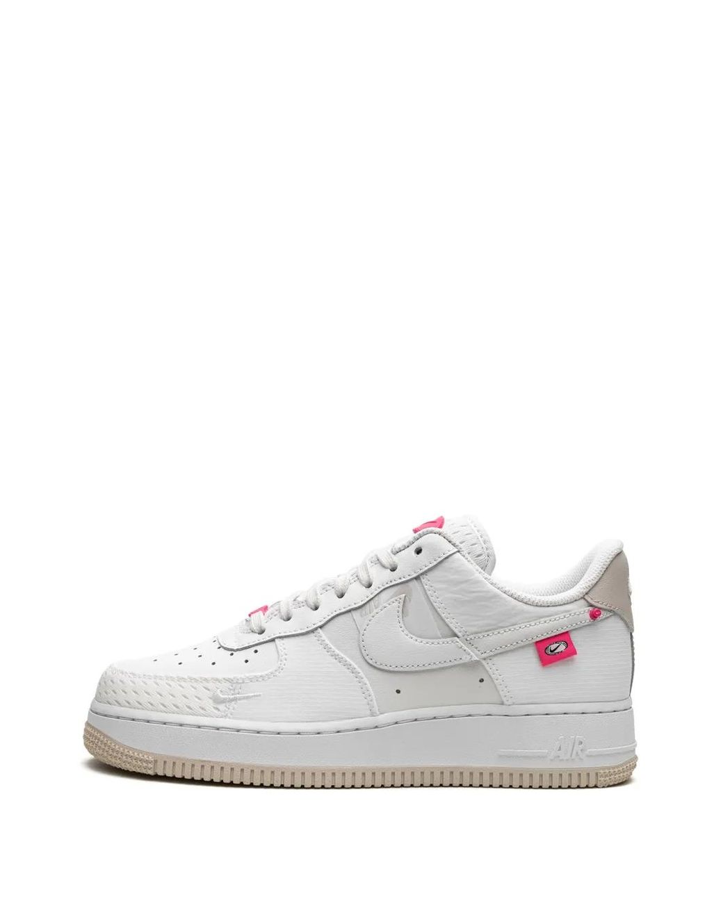 Nike White Air Force 1 '07 Lx Bling" Sneakers