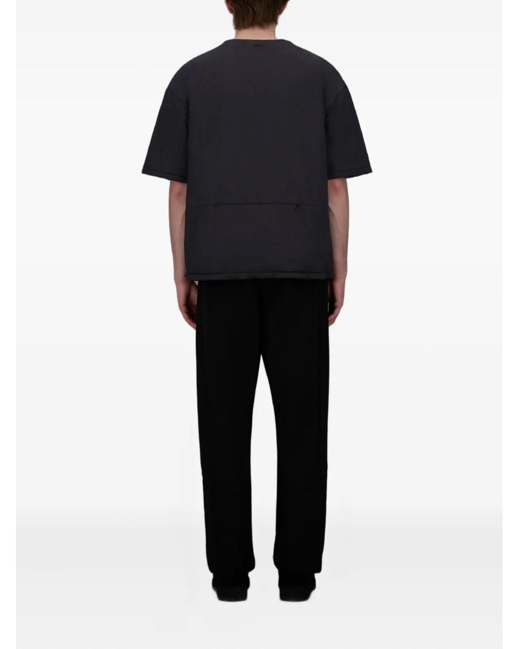 Herno Black Pocket-Detail Short-Sleeved T-Shirt for men