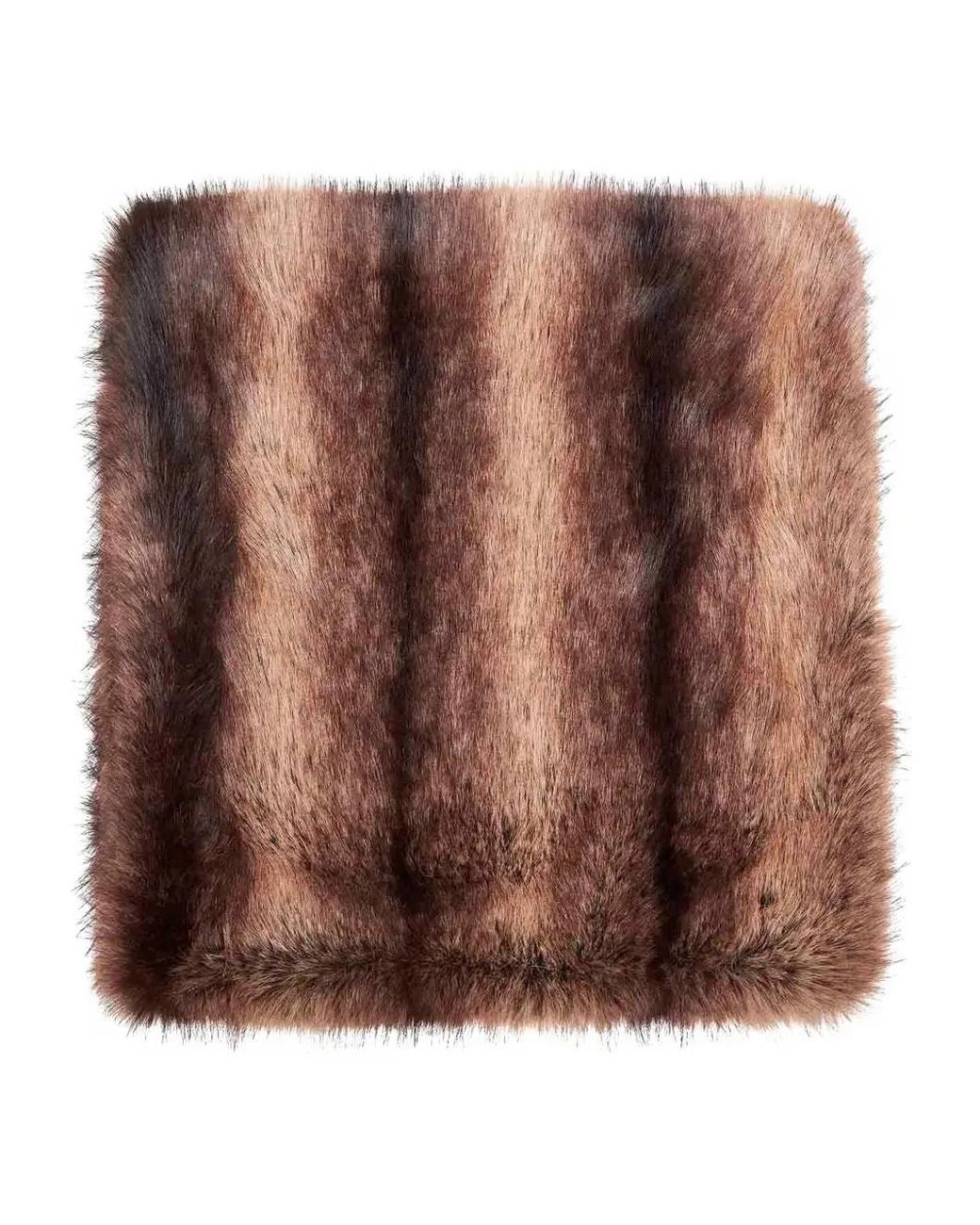 Blanca Vita Brown Faux-Fur Scarf