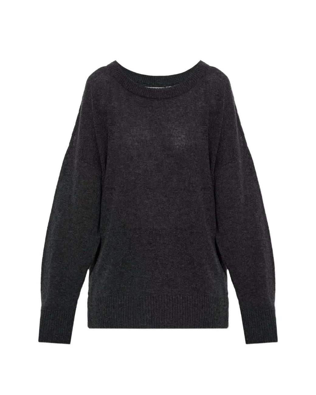 Balenciaga Black Pullover Mit Logo-Patch