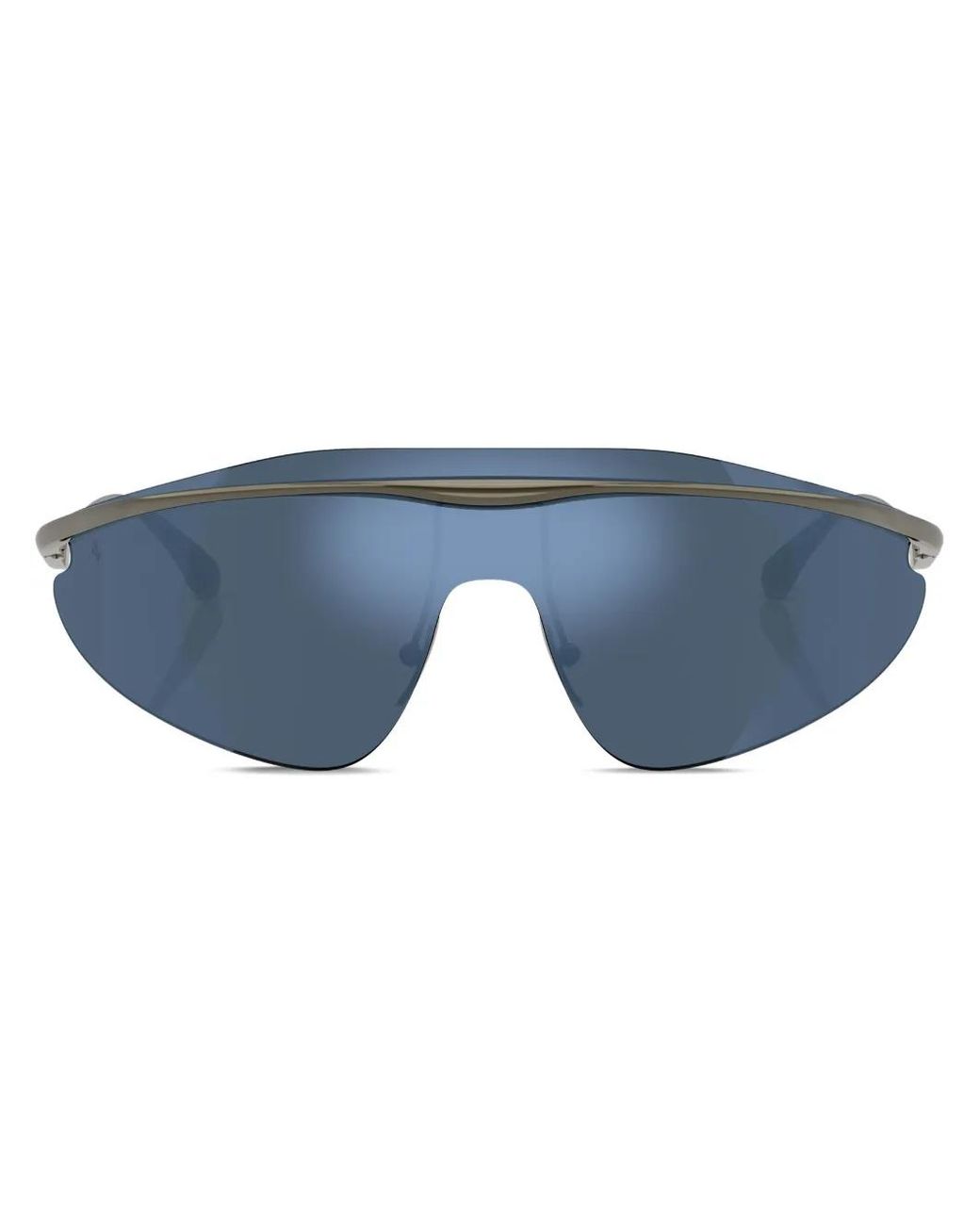 Ferrari Blue Oversize-Frame Sunglasses
