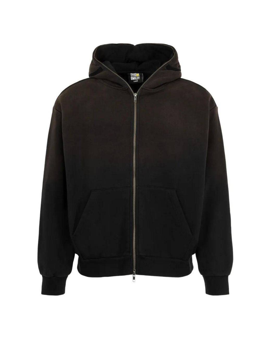 Market Black Smiley Devil Zip-Up Hoodie for men