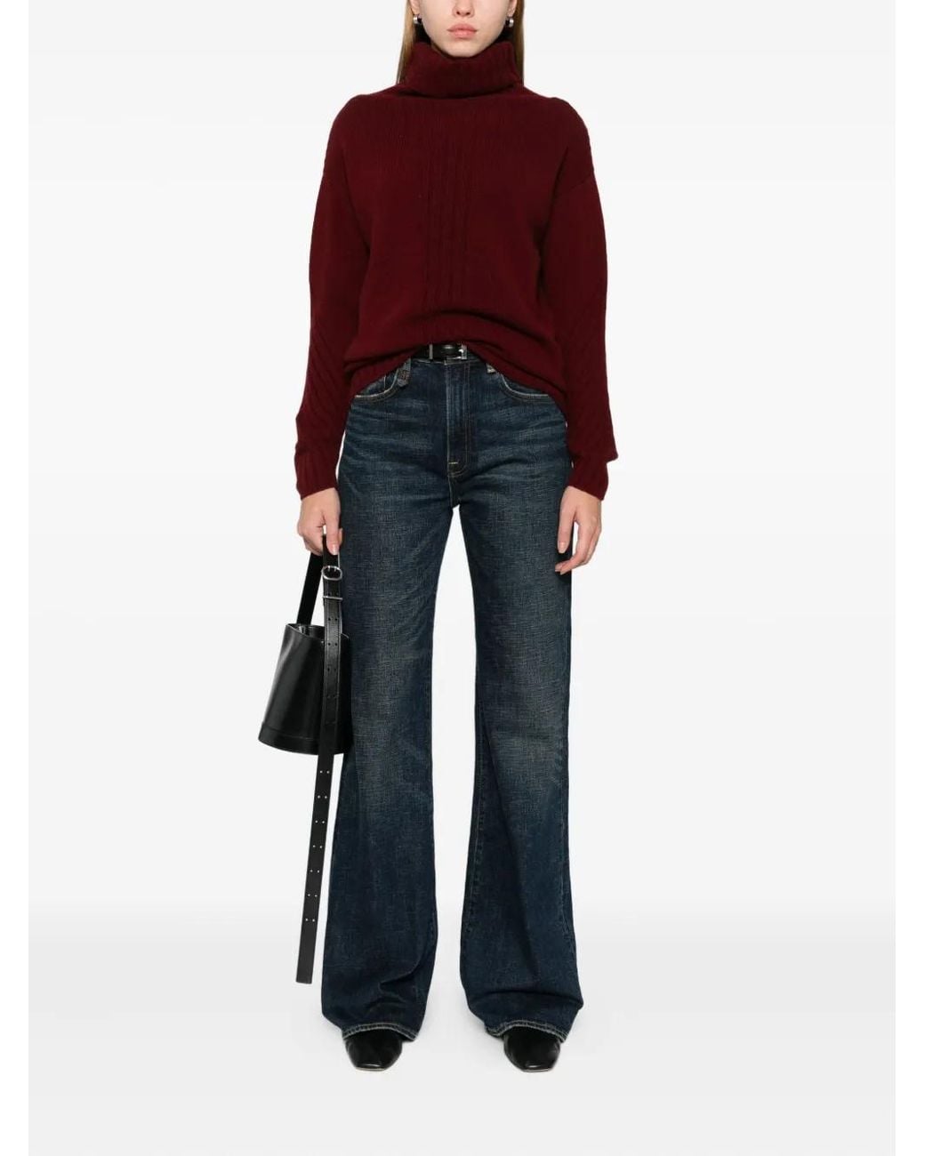 Herno Red Wool Jumper