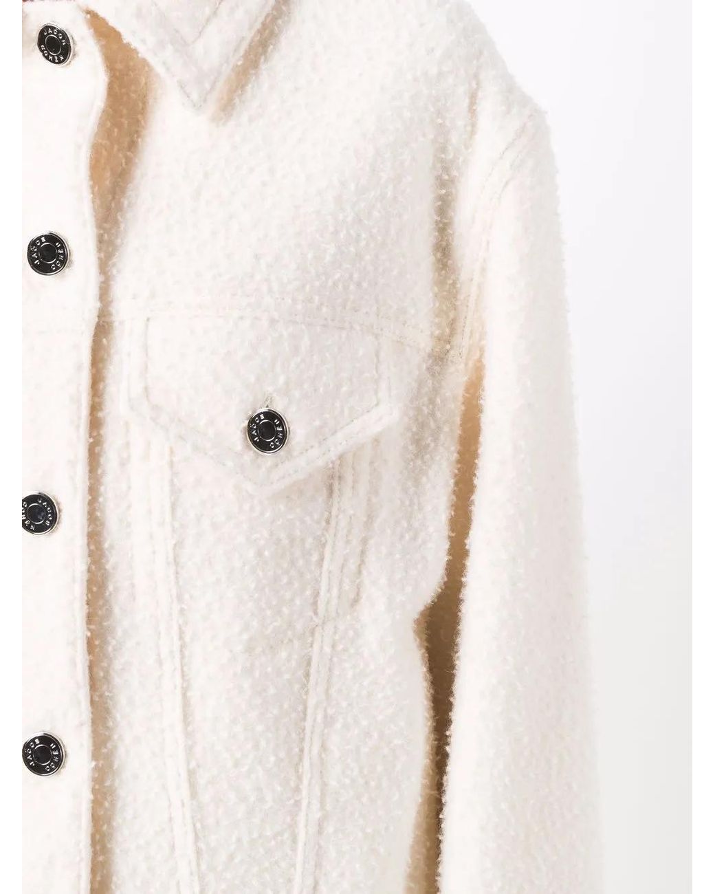 Jacob Cohen Natural Textured Wool Jacket