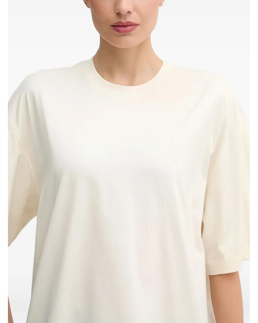 EA7 White Short-Sleeve Logo T-Shirt